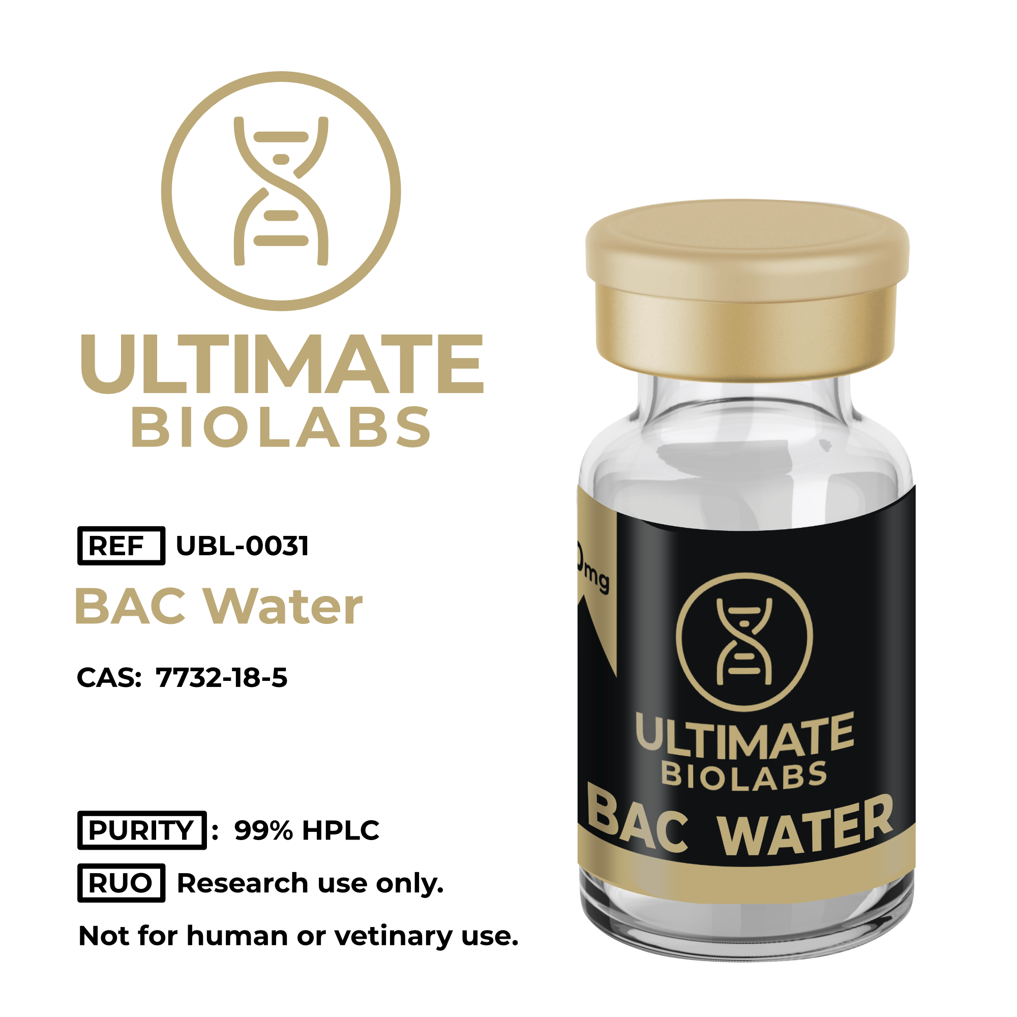 BAC Water (10ml) - Laborreagenz